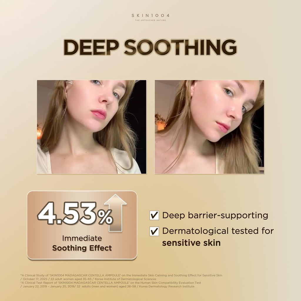 SKIN1004 Centella Ampoule brand soothing study information