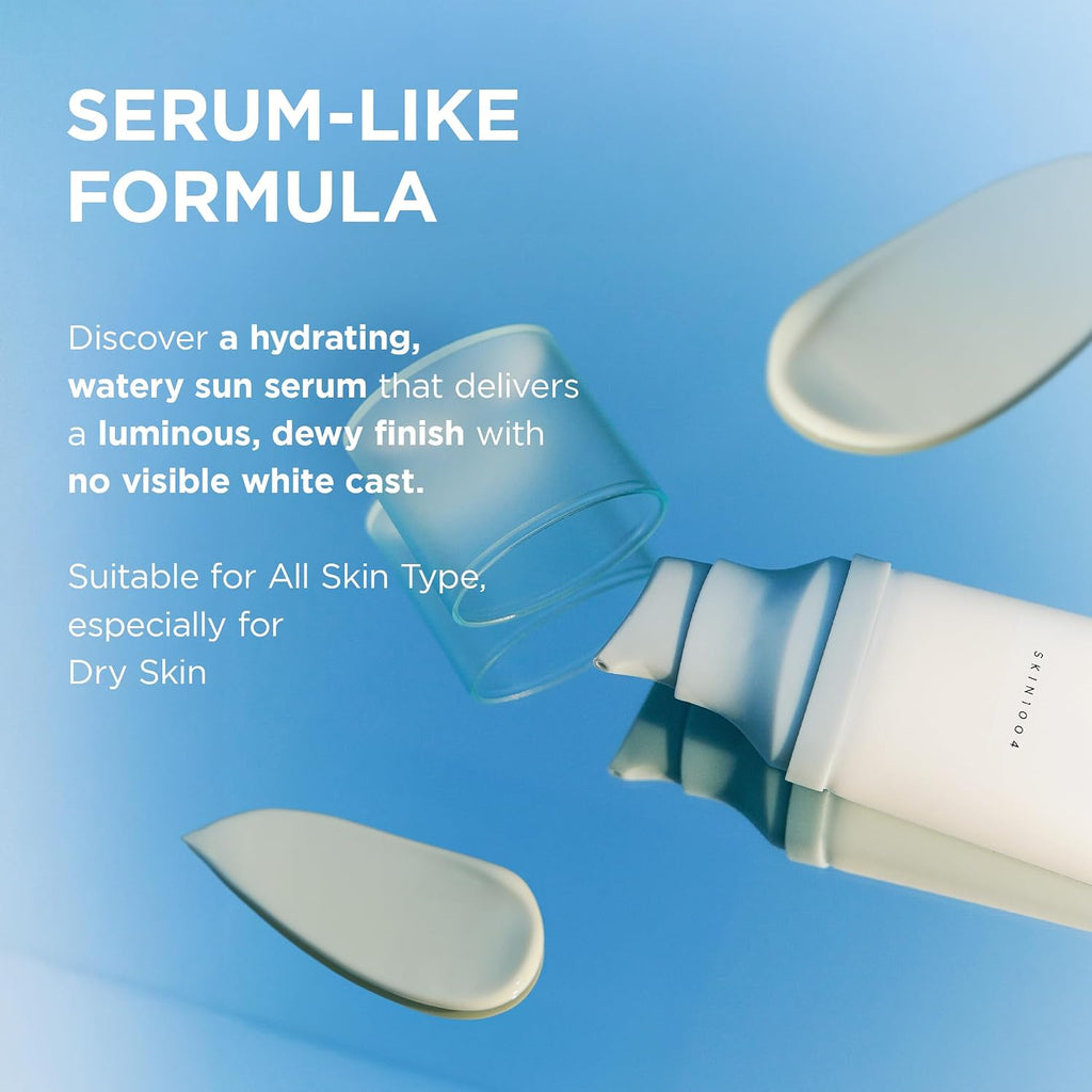 SKIN1004 Water-Fit Sun Serum UV serum-like texture and finish