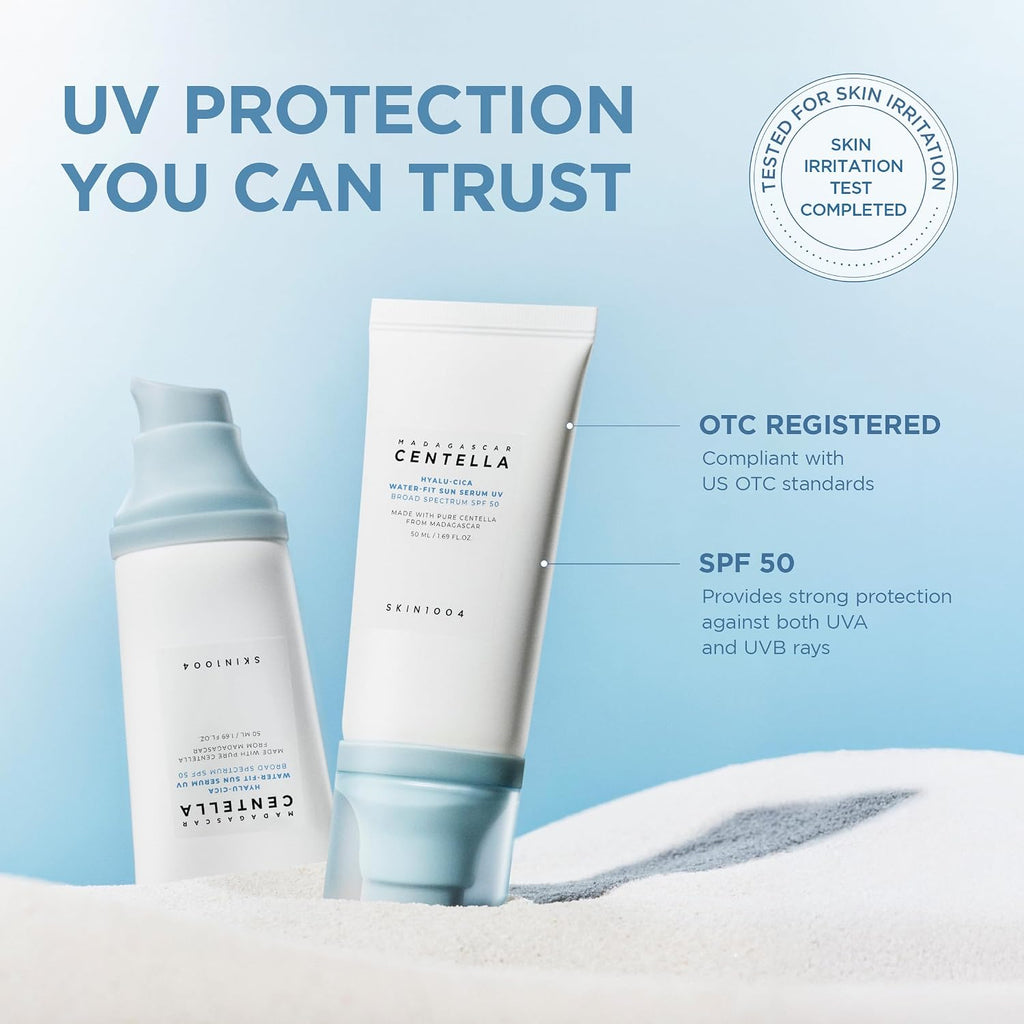 SKIN1004 Water-Fit Sun Serum UV SPF 50 brand product information